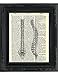 The Human Vertebrae/Anatomical Spine in Black Ink - Printed on Upcycled Vintage Dictionary Paper - 8