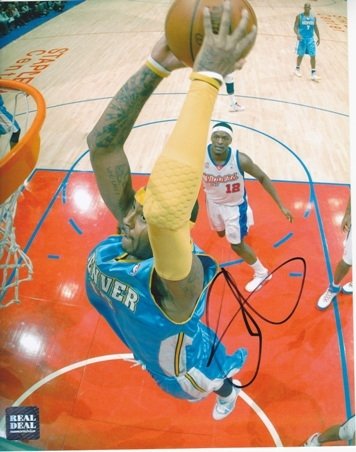 Carmelo Anthony Autographed/Hand Signed Denver Nuggets 8x10 Photo