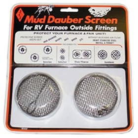 JCJ M-300 Mud Dauber Screen for RV furnace Outside Fitting