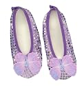Girls Lavender Fairy Shoe Covers