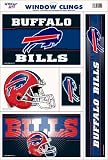 Set of (5) Team Window Clings: Buffalo Bills