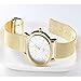 BESSKY Golden Classic Quartz Stainless Steel Wrist Watch - Lady Style