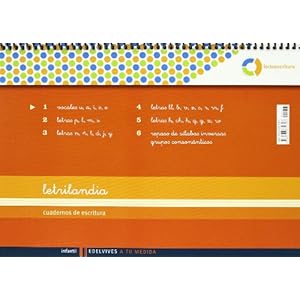 Letrilandia. Lectoescritura cuaderno 1 de escritur