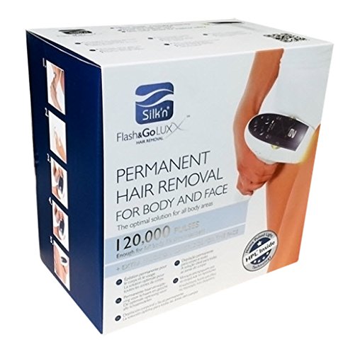 Silk'n Flash & Go Luxx Hair Removal - Lifetime Package with 120,000 Pulses - No Refills Required!