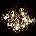 Hometown Evolution, Inc. Outdoor Globe String Lights (25’, G50 Clear - Black Wire - 2