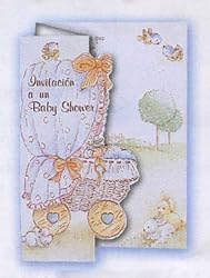 Baby Shower Invitation - ENGLISH - 100 per pack - Envelopes Included