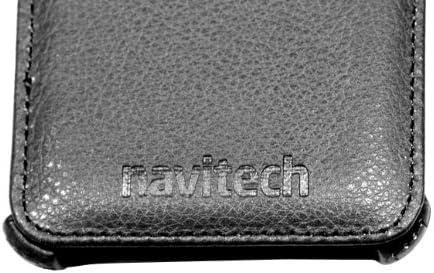 Navitech Black Real Leather Pull Tab Case Cover Pouch For The Advent Vega Tegra Note / Hp Slate 7 / Huawei MediaPad 7