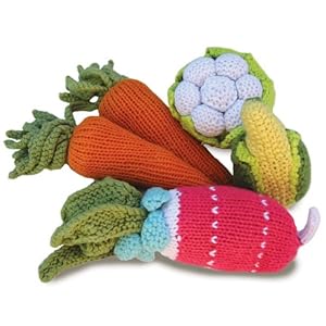 Vegetable Rattles by Yellow Label