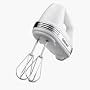 Cuisinart HM-50 Power Advantage 5-Speed Hand Mixer, Stainless and White