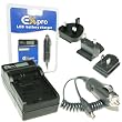 Ex-Pro� Canon LP-E8, LP E8, LPE8 Digital kamera LCD-Display Schnell-Ladegerat f�r UK, USA, Canada & Europ�er f�r Canon EOS 550D, Canon EOS Rebel T2i