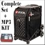 Zuca Sport Wheeled Luggage Complete Set with Frame and Insert Bag. Color: Mystic (Quilted Black with Rhinestones) bag, with Black Frame. Bonus! Includes Travel Groove Universal Ipod & MP3 Accessory Kit