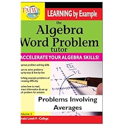 Algebra Word Problem: Problems Involving Averages