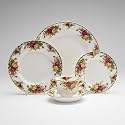 Royal Albert Old Country Roses 20-Piece Dinnerware Set, Service for 4