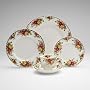 Royal Albert Old Country Roses 20-Piece Dinnerware Set, Service for 4
