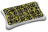 YELLOW FLORAL Design Wii Fit Balance Board Vinyl Skin Decal Cover Sticker Protector (Matte Finish)