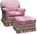 Angel Song Adult Continental Rocker/Glider in Hotstuff