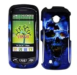 Blue Skull Hard Case Cover for LG Cosmos Touch VN270