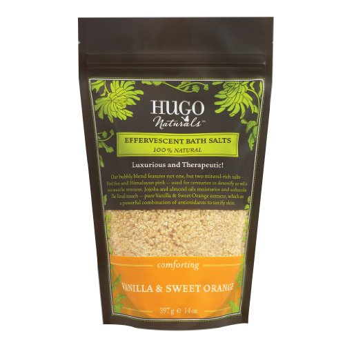 Hugo Naturals Effervescent Bath Salts Vanilla and Sweet Orange 14 OunceB004L9393Q : image