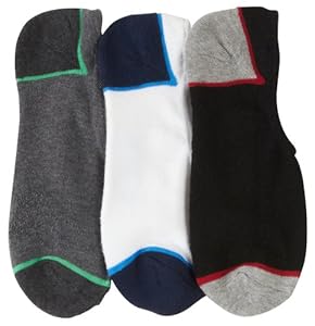 Converse 3-pk. Assorted Chuck No-Show Socks GREY/MULTI