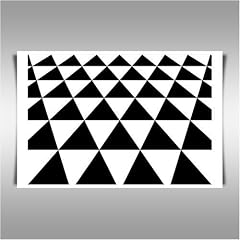 PYRAMID SCAM A2 Posterkunstdruck als Leinwandkopie, gerahmt