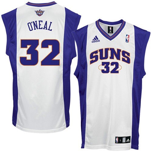 adidas Phoenix Suns #32 Shaquille O'Neal White Replica Basketball Jersey