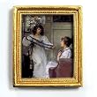 The Wool Winders - Gold Frame Magnet with pop-out easel (2-3/4" x 2-1/2")
