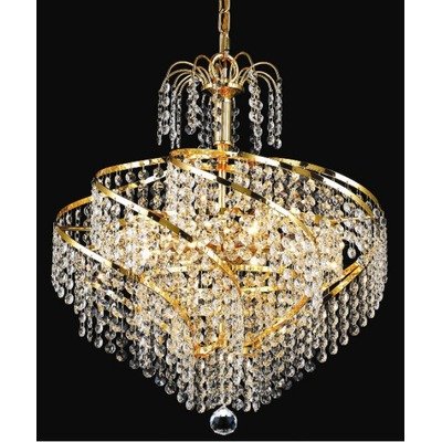 cyber Monday Spiral Light Chandelier Finish SwarovskiB0089VFNEK