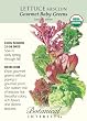 Lettuce Baby Mesclun Gourmet Certified Organic Heirloom Seeds 1200 Seeds