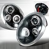 01 02 03 04 05 Mini Cooper Halo Projector Headlights (NOT for factory HID Xenon) - Black (Pair) 01 02 03 04 05 Mini Cooper Halo Projector Headlights (NOT for factory HID Xenon) - Black (Pair)