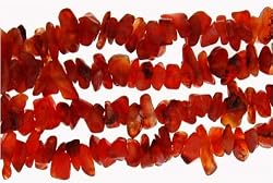 36 inch Endless Chip Necklace (approx. 8mm) - Carnelian