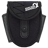 （まとめ）電工ポケット WAIST GEAR 【小物入れ/丸底タイプ×2セット】 ブラック（黒） マーベル MDP-73ABK