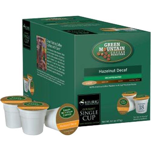 Green Mountain K-Cup Coffees & Teas Hazelnut Decaf Coffee K-Cups 18-pc.