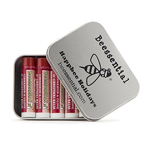 Beessential Cinnamon & Clove Lip Balm Five-pack Tin