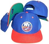 New York Islanders Blue/Orange Two Tone Snapback Adjustable Plastic Snap Back Hat / Cap