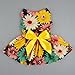 Fitwarm® Pet Elegant Floral Ribbon Dog Dress Shirt Vest Sundress Clothes Apparel, XX-small