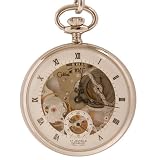 Colibri Mechanical Pocket Watch Skeleton 17 Jewel Swiss Movement PWS099001