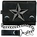 Nautical Star Leather Wallet W/ Chain