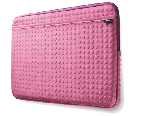 LaCie ForMoa MacBook Notebooktasche 25,4 cm (10 Zoll) mit Griffoption, Luftpolsterschutz, 3 Fächer, pink
