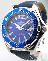 Croton Men's Blue Sports Leather Watch #CA301056BUBL