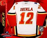 Jarome Iginla Calgary Flames White Reebok Premier Jersey - NHL Replica Adult Jerseys