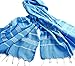 Cacala Lightweight and Thin Turkish Beach Towel 100% Cotton Sand-Free and Quick-Drying Goodness Perfect as an Extra Large Travel Towel, Beach Accessory, or Gift for Beach Lovers, 37 x 70