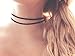 Cougar's Choice® Multi Strap Skinny Black Choker Collar Choker (Two Strands)