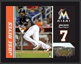 Jose Reyes Sublimated 10x13 Plaque | Details: Miami Marlins