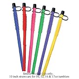 Tervis Set of 6 Assorted Color Straws
