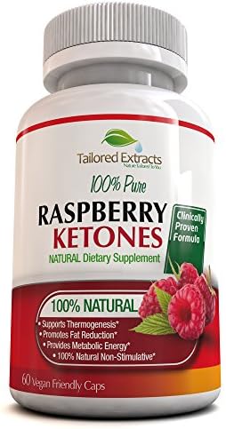 Raspberry Ketone Weight Loss with Weight Loss Supplement and Appetite Suppressant - 60 Vegetarian Capsules - No Side Effects