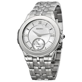 Seiko Men's Le Grand Sport Silver-Tone Watch #SRK009