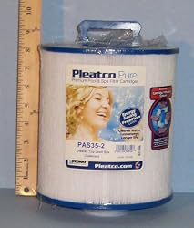 Pool/Spa Filter Cartridge Pleatco PAS35-2 Replaces Unicel 7CH-322/Filbur FC-0420/Artesian Top Load Spa (Coleman)