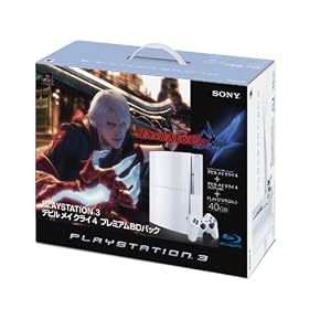 PLAYSTATION 3(40GB) �f�r�� ���C �N���C 4 �v���~�A��BD�p�b�N �Z���~�b�N�z���C�g�y���[�J�[���Y�I���z