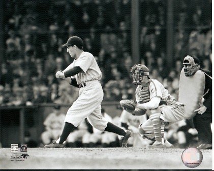 Phil Rizzuto Yankees At Bat B&W 8x10 Photo