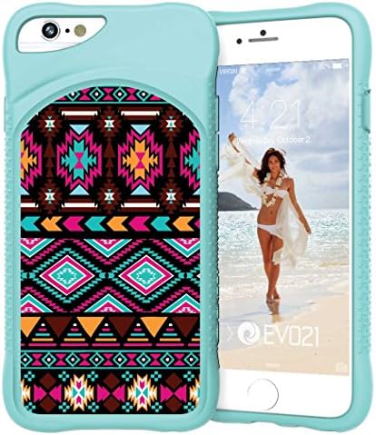 iPhone 6 6s Case Aztec Slim Designer Series Turquoise